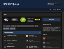 Tablet Screenshot of cracking.org
